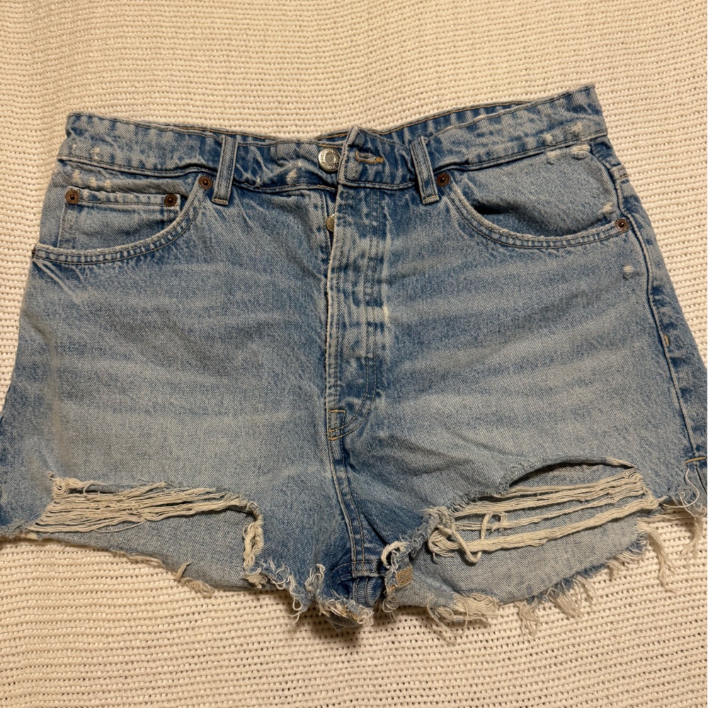 Zara High Wasted Festival Shorts